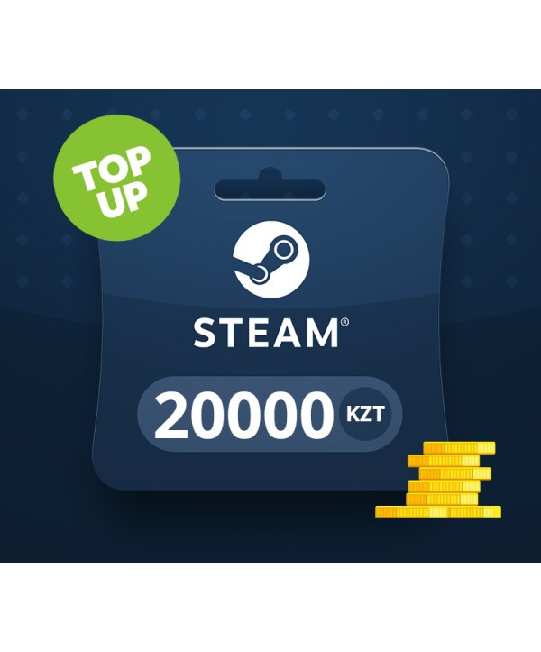 Steam KZT 20000 Top Up KZ Steam Key 